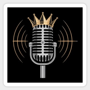 Mic King Sticker